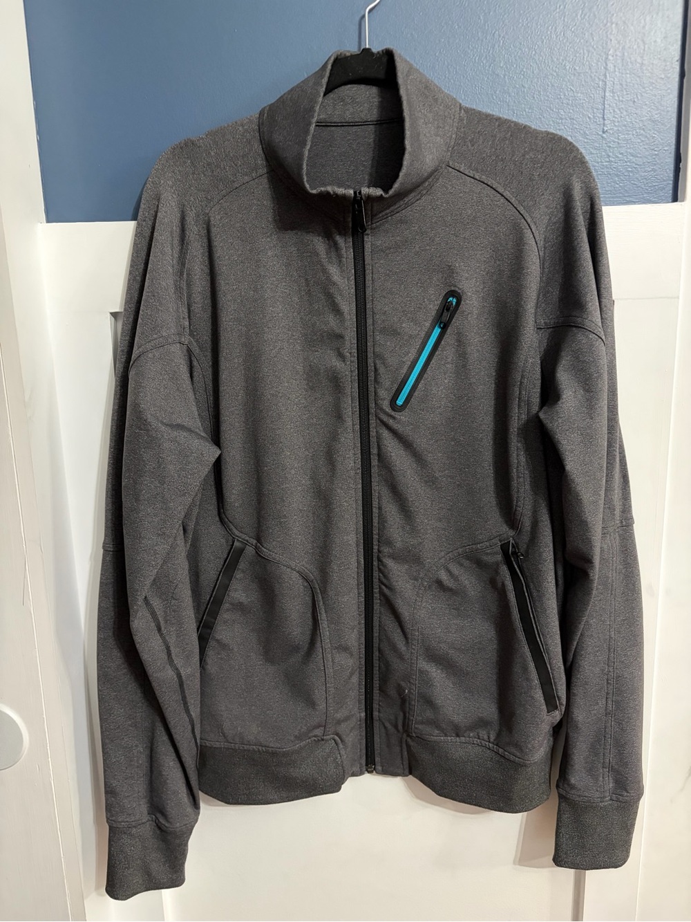Lululemon Athletica Men's Trainer Jacket Heathered Soot Size Large M4162S